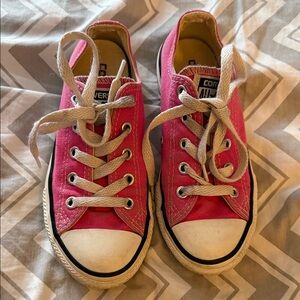 Converse Kids Pink Sneakers size 12.5